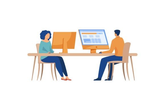 Download Modern Business Team Working in Open off - Modern Collection