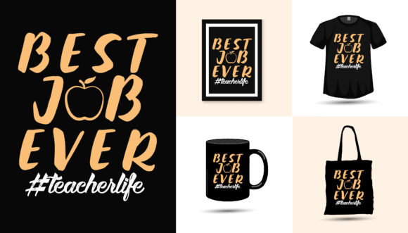Download Teacher Best Job Ever Vector - Job Collection