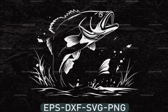 Download Bass Fishing Svg Fathers Day Svg T-shirt - Bass Collection