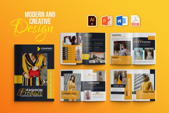 Download Modern Multipurpose Catalogue Template - Premium Bundle