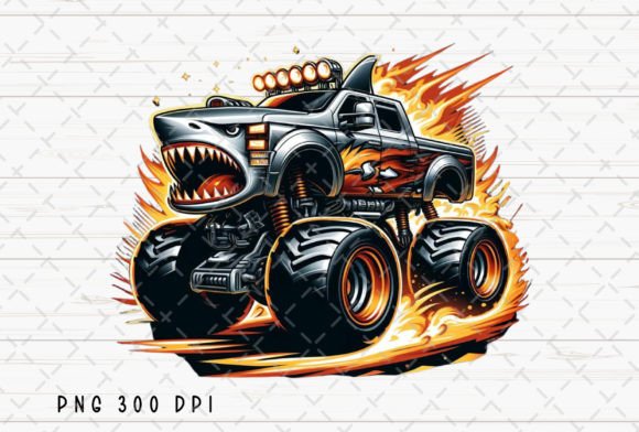 Download Shark Monster Truck Extreme Vehicle PNG - Vehicle Collection