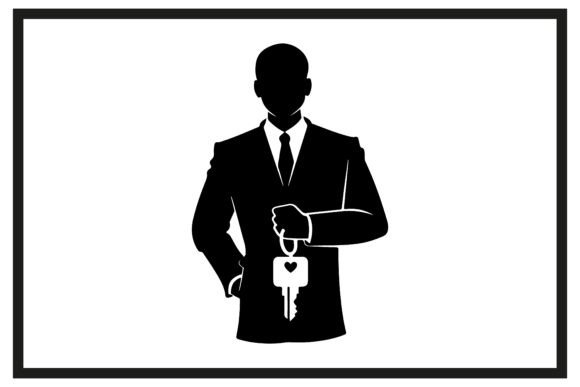 Download Minimalist Real Estate Agent Silhouette - Minimalist Collection
