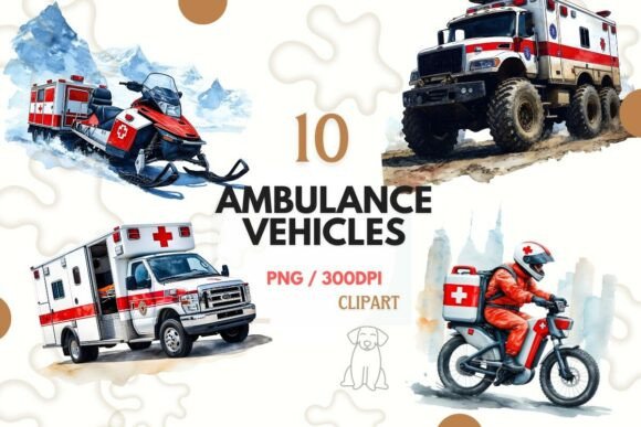 Download Ambulance Vehicle PNG Clipart Set - Vehicle Collection