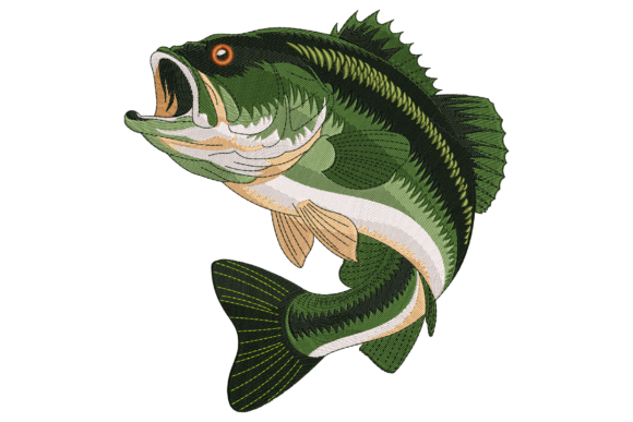 Download Jumping Largemouth Bass - Bass Collection
